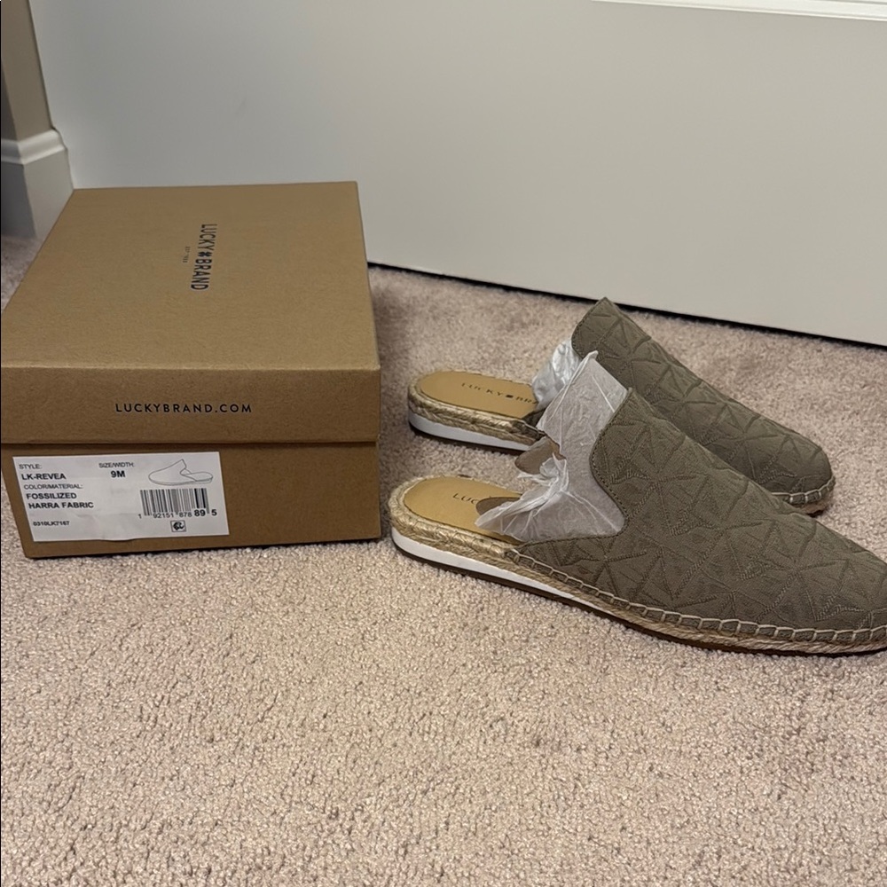 Lucky Brand Women’s Taupe Espadrille Shoes